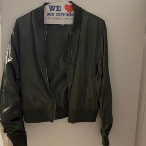 Topshop satin Bomber Jacket